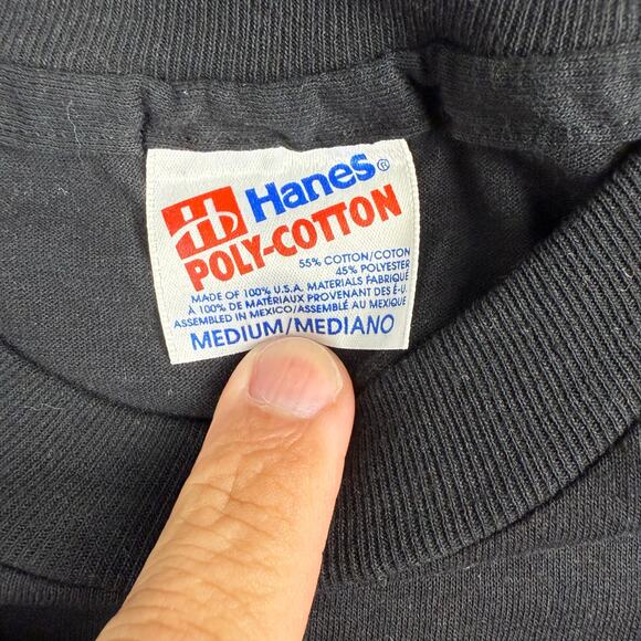 Taco Bell Bullwinkle Promo T-Shirt Size M Single Stitch USA Black Vintage 90s - Picture 4 of 6